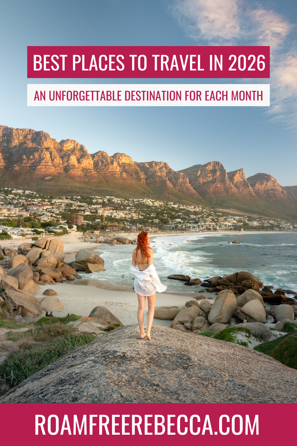 Text reads "15 tips to prepare for world travel" over an image of an airplane