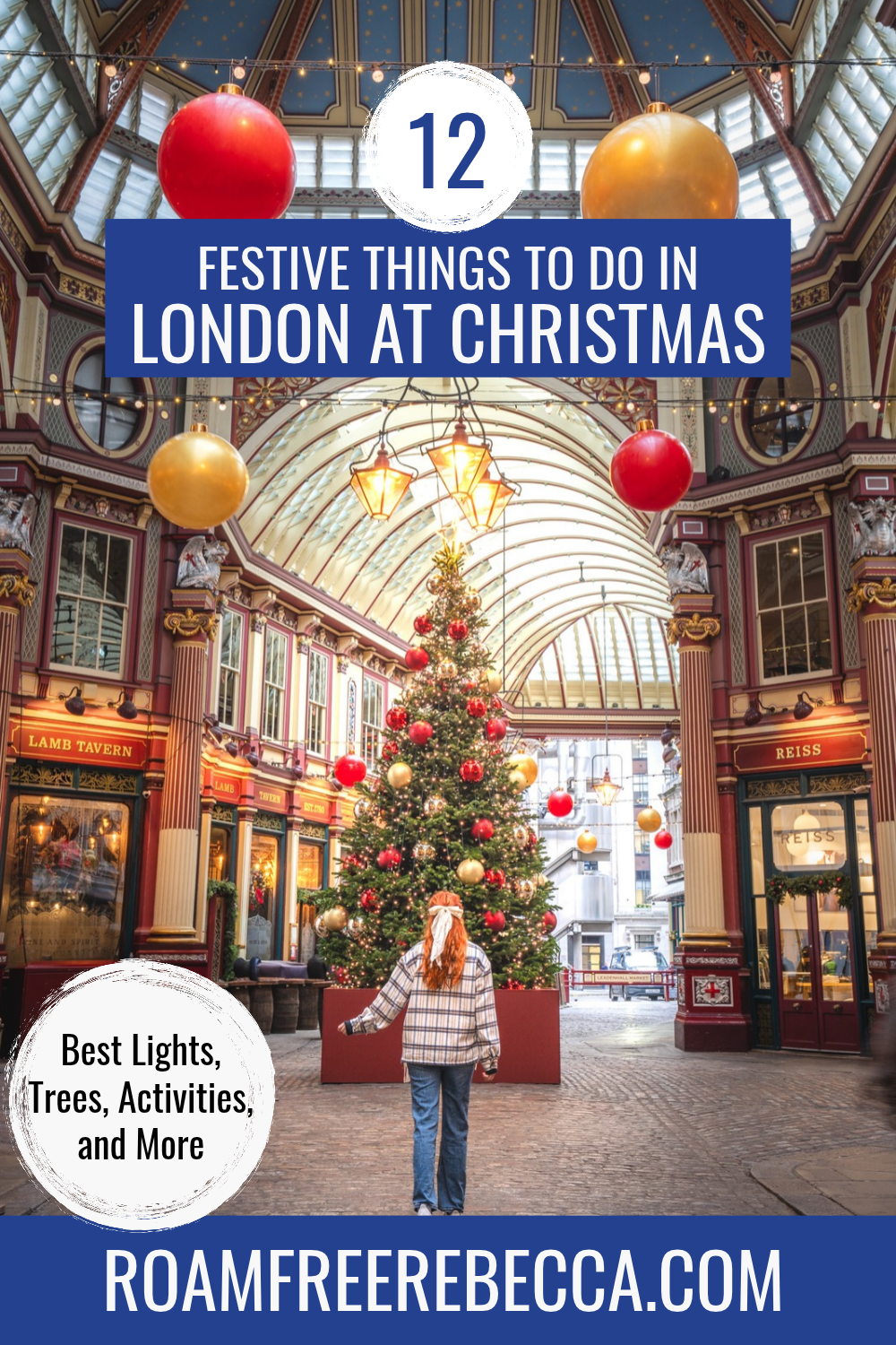 things-to-do-london-christmas-www.roamfreerebecca.com (1) Text reads "15 tips to prepare for world travel" over an image of an airplane